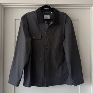 TNA Barnett Lightweight Chore Jacket - Coal Grey